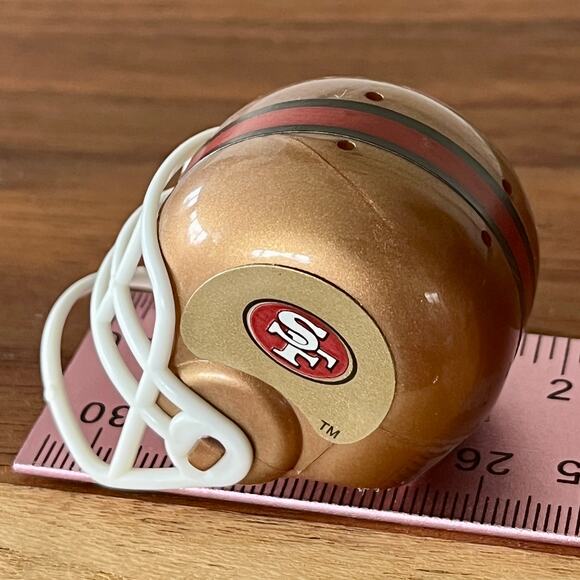Vtg NFL Mini Gumball Vending Machine San Francisco 49ers Plastic Football Helmet - Picture 9 of 11